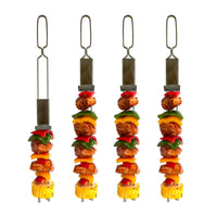 Stainless Steel BBQ Slider Skewers Set of 4 of 13