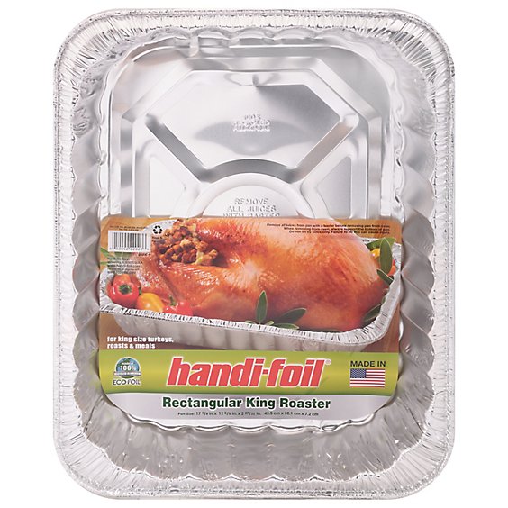 Eco-Foil Rectangle Roaster Large – HandiFoil