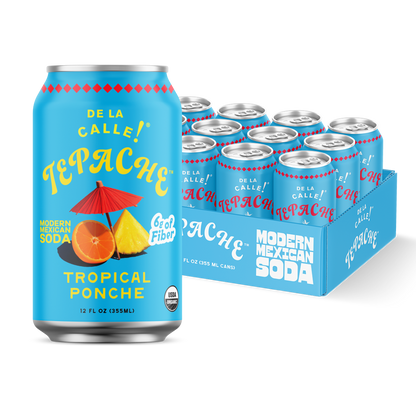 Tepache Tropical Ponche Mexican Soda 12oz - De La Calle