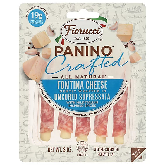 Sopressata & Creamy Fontina Panino 3 oz – Fiorucci