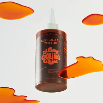 Spiced Algae Oil Gochugaru Chili 7fl oz - Algae Cooking Club