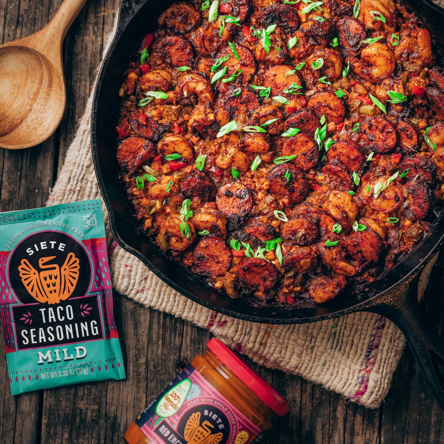 Mild Taco Seasoning 1.37 oz – Siete Foods