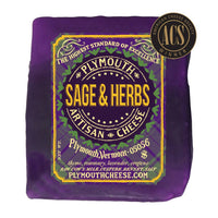 Sage & Herb Cheddar 8 oz – Plymouth Cheese