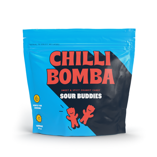 Sour Buddies Chamoy Candy 4 oz – Chili Bomba