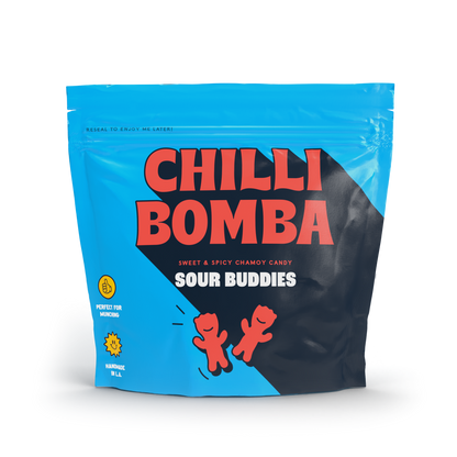 Sour Buddies Chamoy Candy 4 oz – Chili Bomba