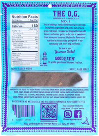 The O.G. Original Recipe Bison Jerky 2.4 oz – Sovereign Warrior Bison Jerky