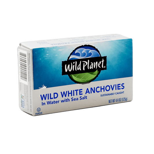 Wild Planet Wild White Anchovies In Water 4.4Oz  | Wild Planet | Grill House