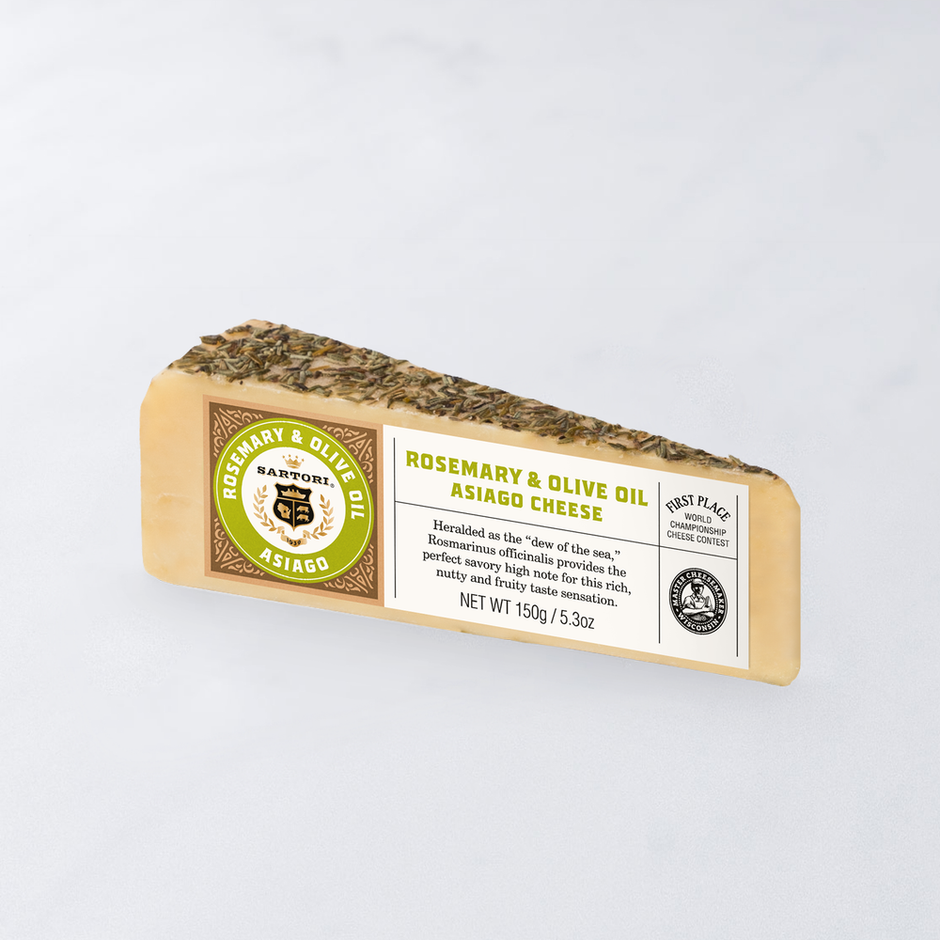 Rosemary & Olive Oil Asiago 5 oz – Sartori