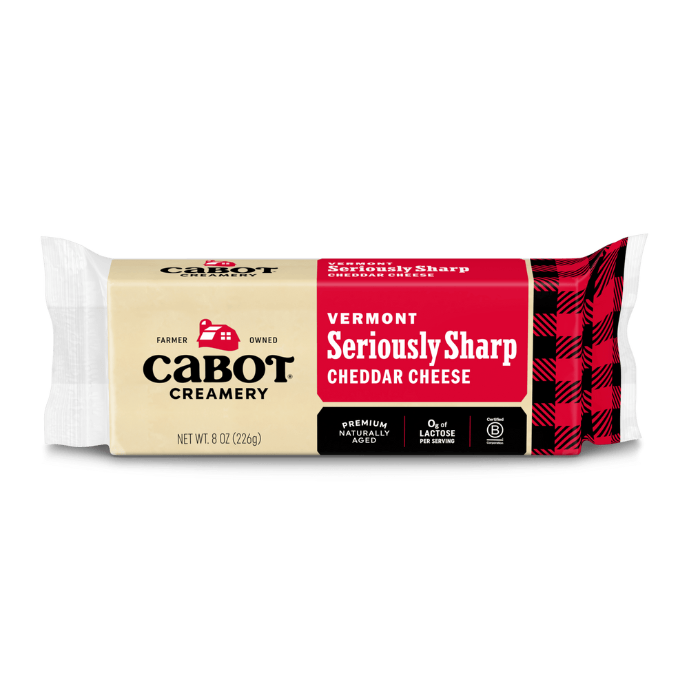 Cabot Creamery Seriously Sharp Cheddar Cheese  | Cabot Creamery | Grill House