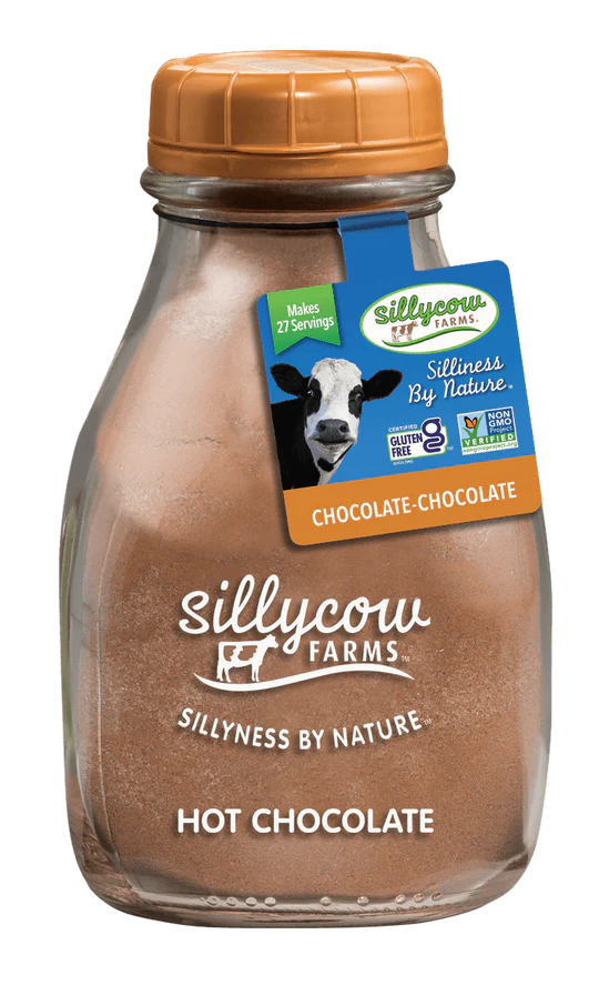 Double Chocolate Hot Chocolate Powder 16.9oz - Sillycow Farms