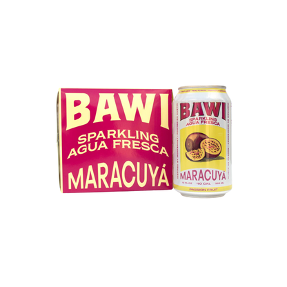 La Maracuyá 12 oz – Bawi Agua Fresca