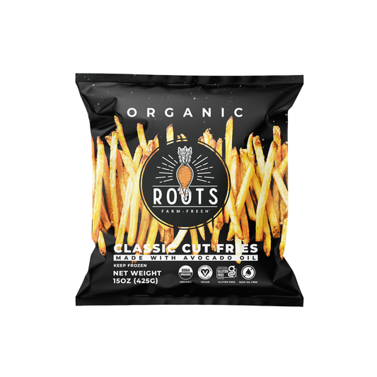 Organic Classic Cut White Potato Fries 15 oz – Roots Farm Fresh