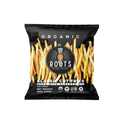Organic Classic Cut White Potato Fries 15 oz – Roots Farm Fresh