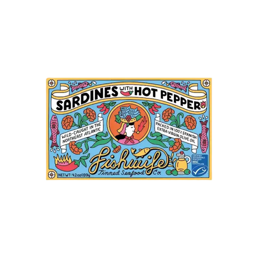 Sardines with Hot Pepper 4.2 oz – Fishwife