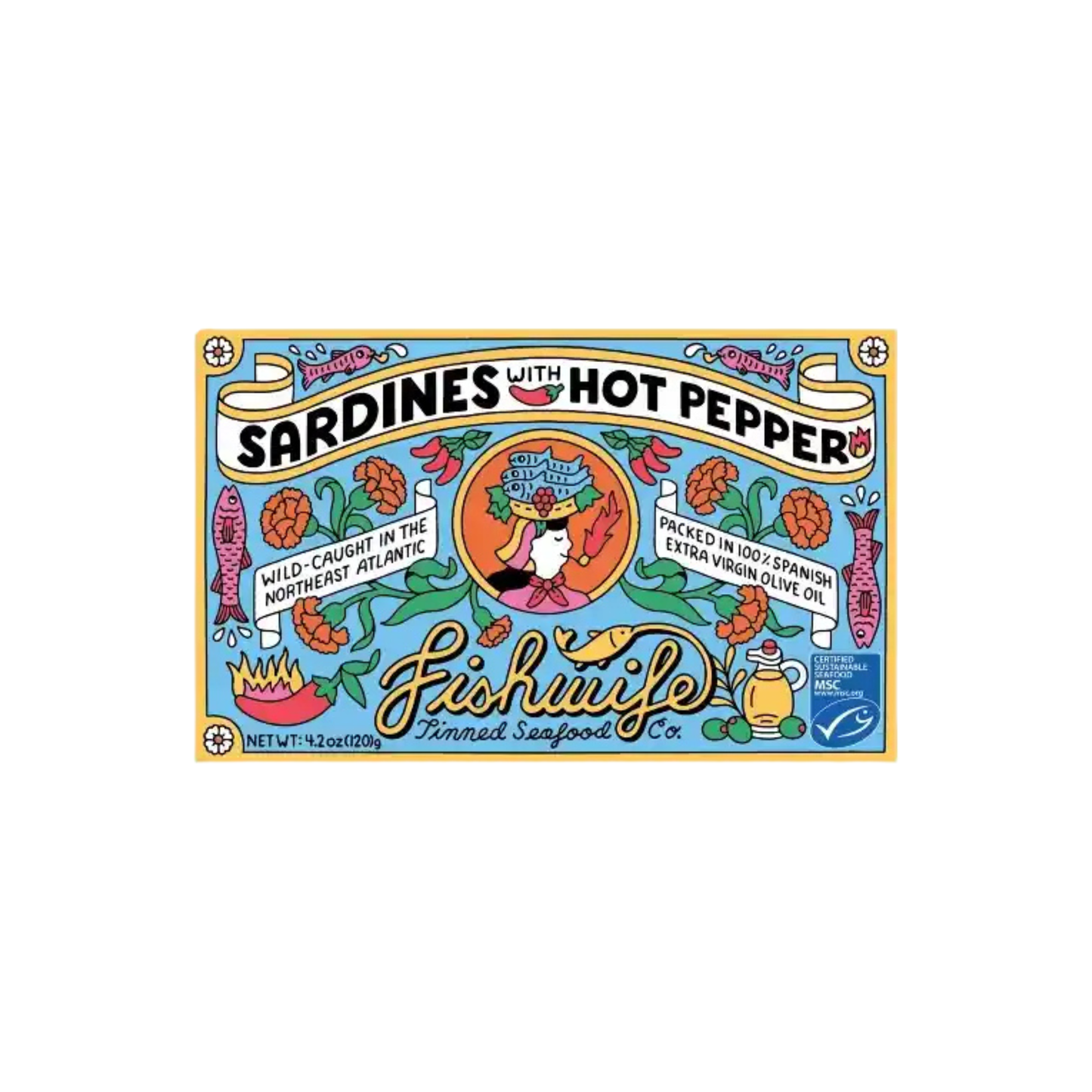 Sardines with Hot Pepper 4.2 oz – Fishwife