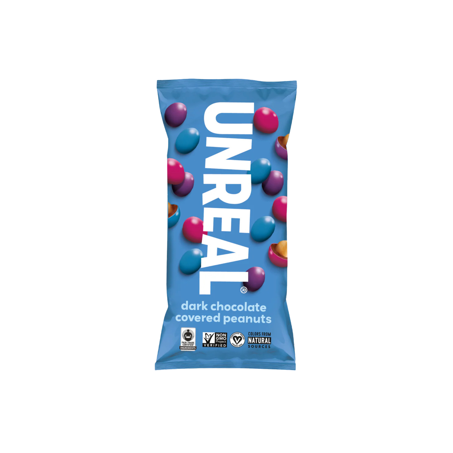 Dark Chocolate Peanut Gems 1.5 oz - Unreal