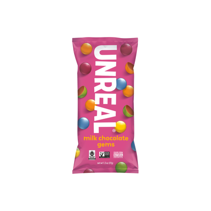 Milk Chocolate Gems Snack Size 1.3 oz – Unreal