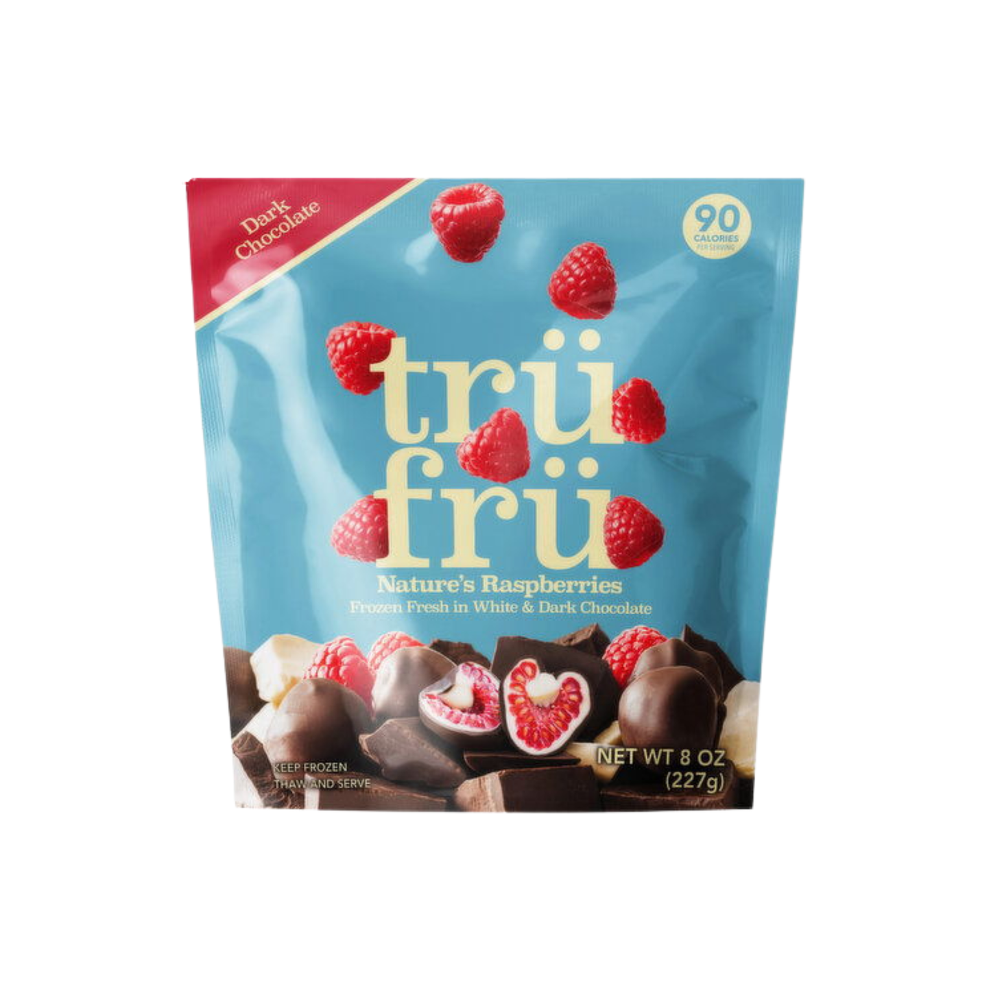 Dark Chocolate Nature’s Raspberries 8 oz – Tru Fru