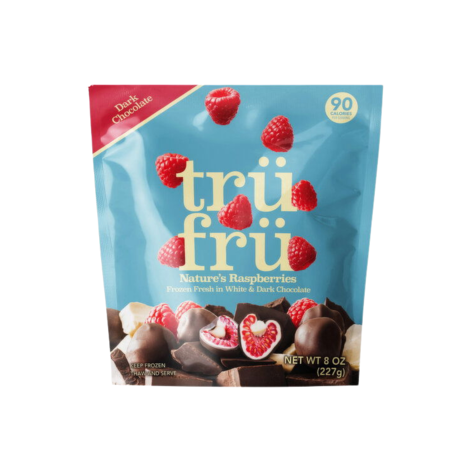 Dark Chocolate Nature’s Raspberries 8 oz – Tru Fru