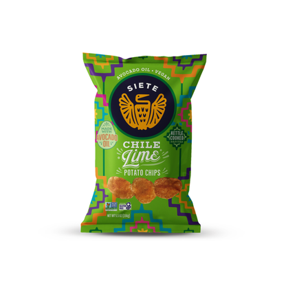 Chile Lime Kettle Cooked Potato Chips 5.5 oz – Siete Foods