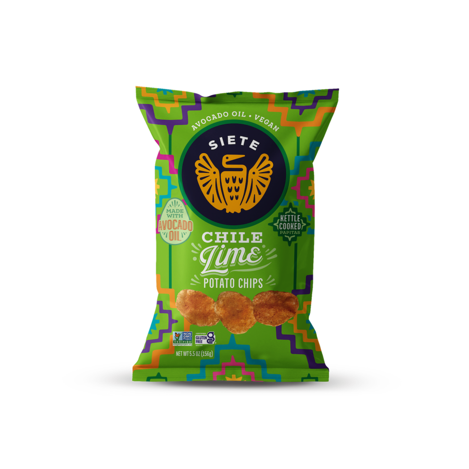 Chile Lime Kettle Cooked Potato Chips 5.5 oz – Siete Foods