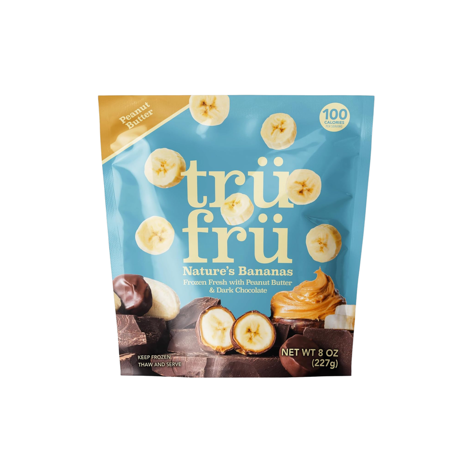 Bananas in Peanut Butter & Dark Chocolate 8 oz – Tru Fru