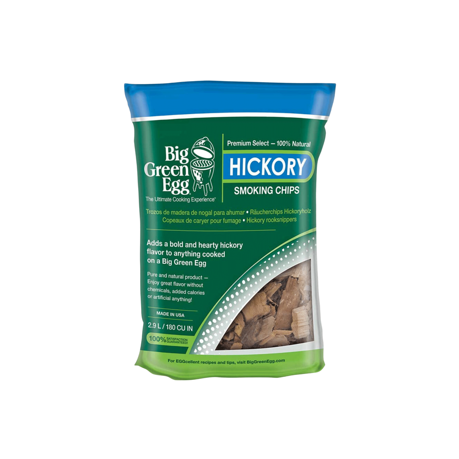 Premium Kiln Hickory Wood Smoking Chips 2.9 lb – Big Green Egg