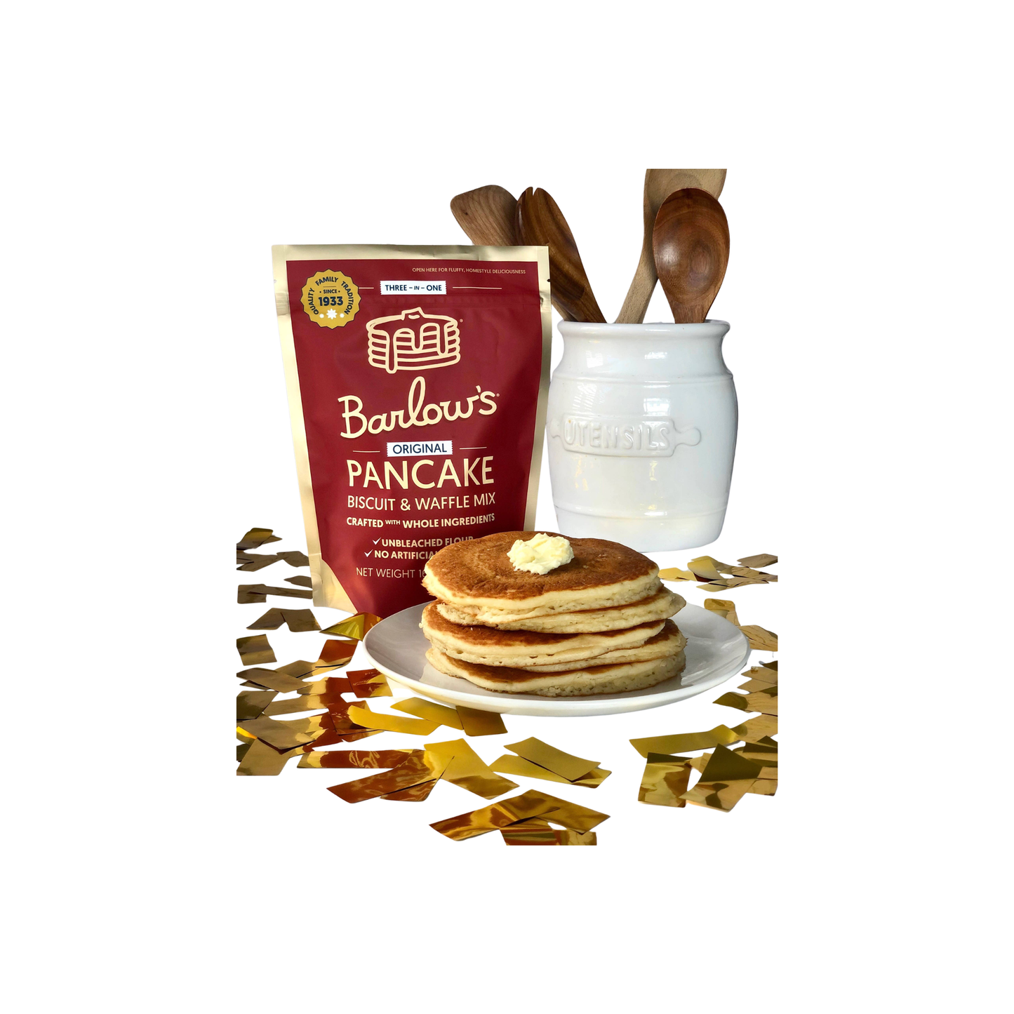 Pancake Biscuit Waffle Mix 1 lb – Barlows