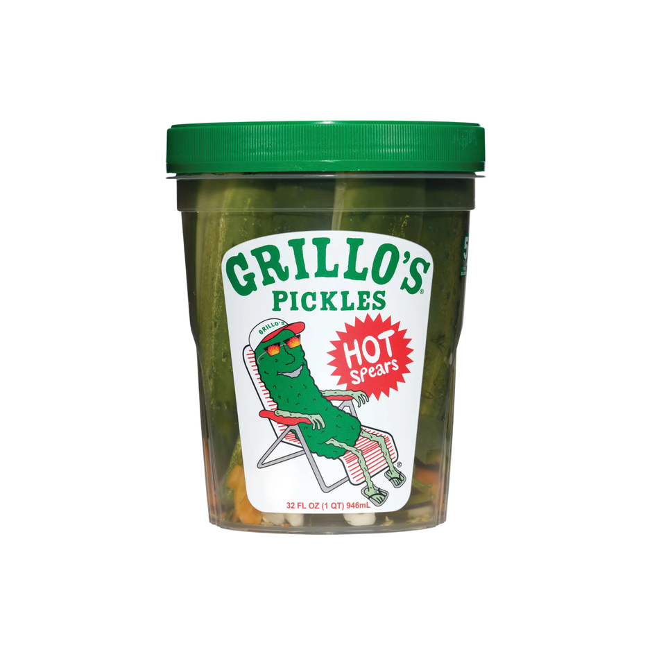 Grillo's Hot Pickles Spears 32oz