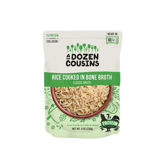 Classic Bone Broth Rice 8 oz – A Dozen Cousins