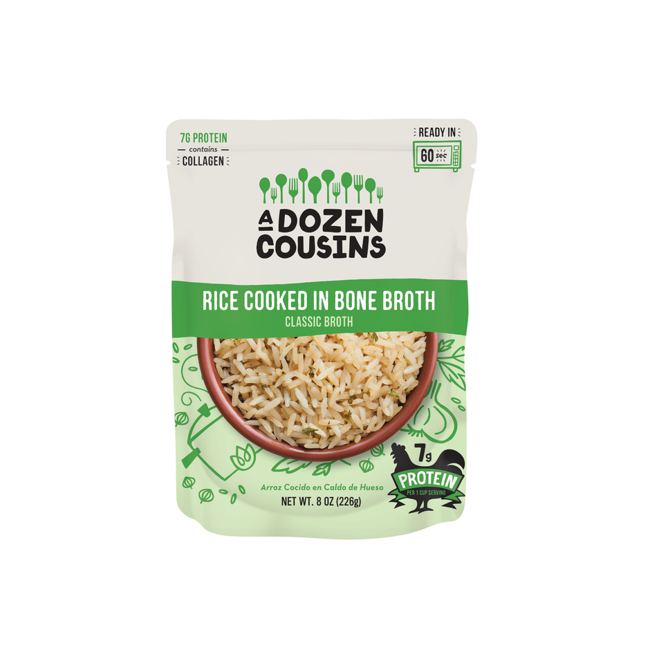 Classic Bone Broth Rice 8 oz – A Dozen Cousins