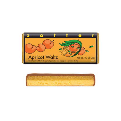 Apricot Waltz Hand-Scooped Chocolate 2.47 oz – Zotter Chocolates