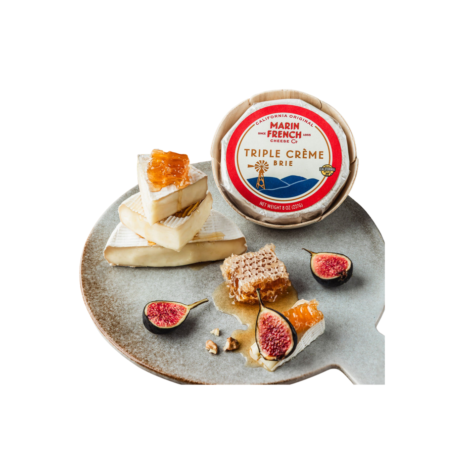 Triple Crème Brie Cheese 8 oz – Marin French Cheese Co