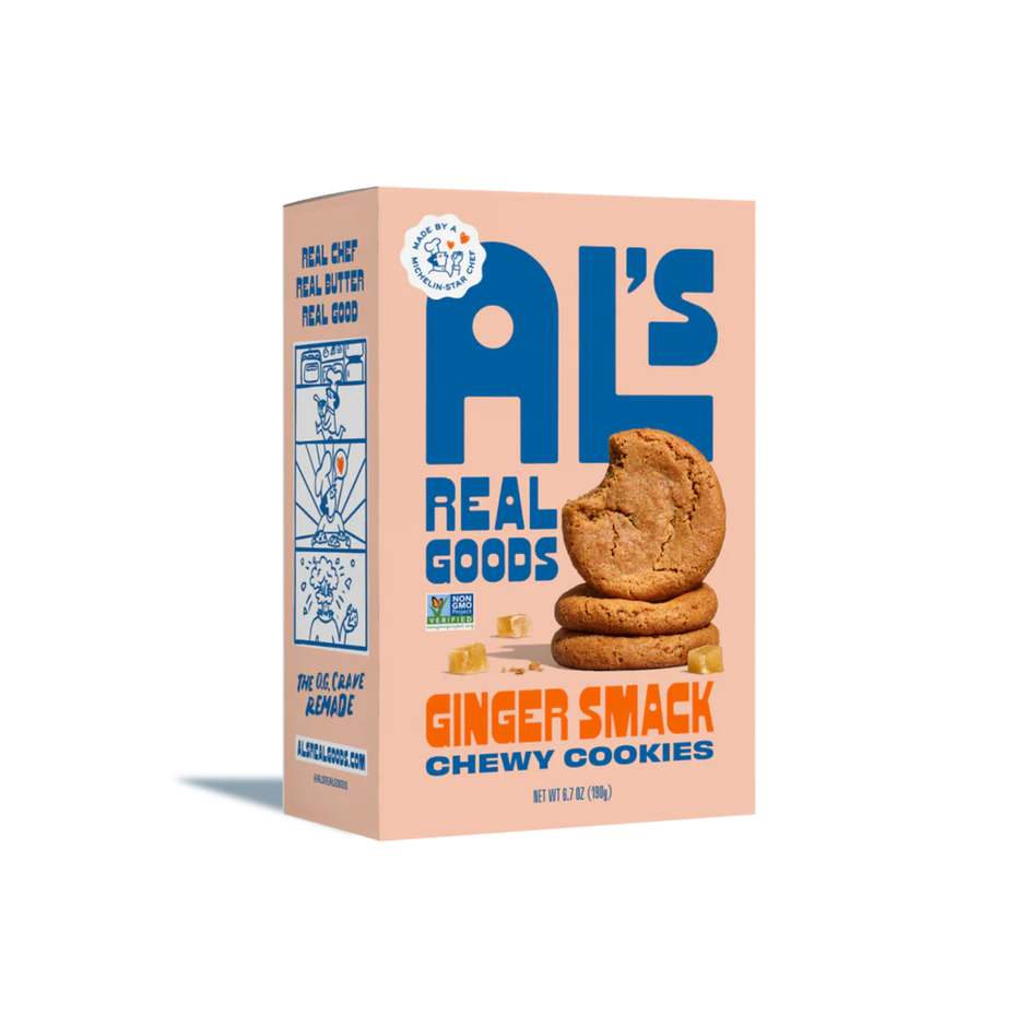 Chewy Ginger Smack Cookies 6 oz – ALs Real Goods