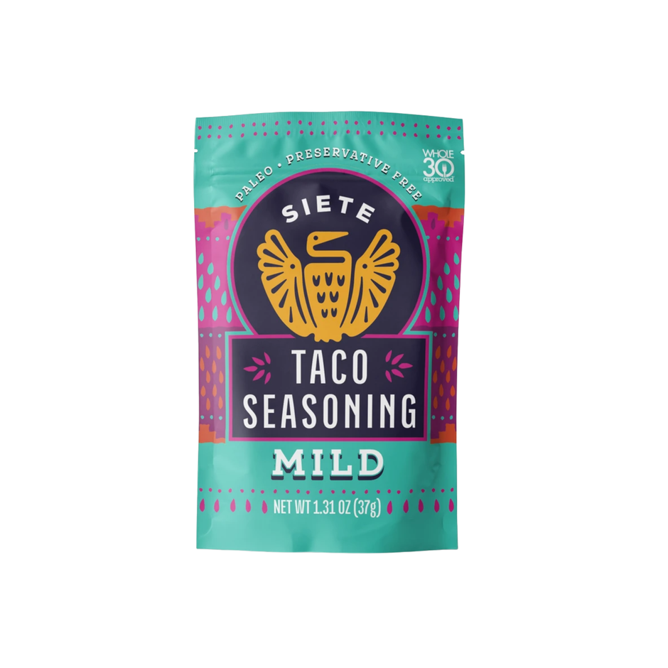 Mild Taco Seasoning 1.37 oz – Siete Foods