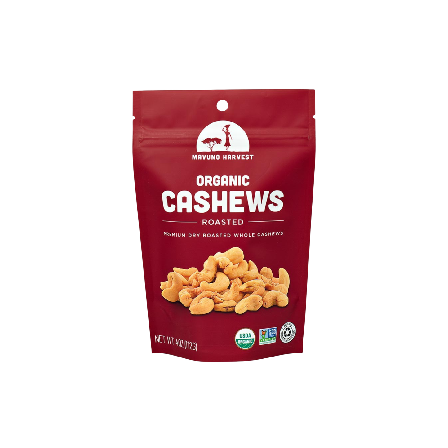Organic Roasted Cashews 4 oz – Mavuno Harvest Organics