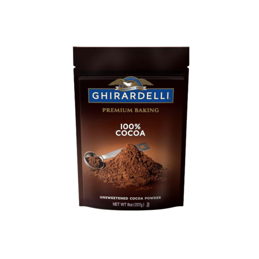 100% Unsweetened Ground Cocoa 8 oz – Ghirardelli