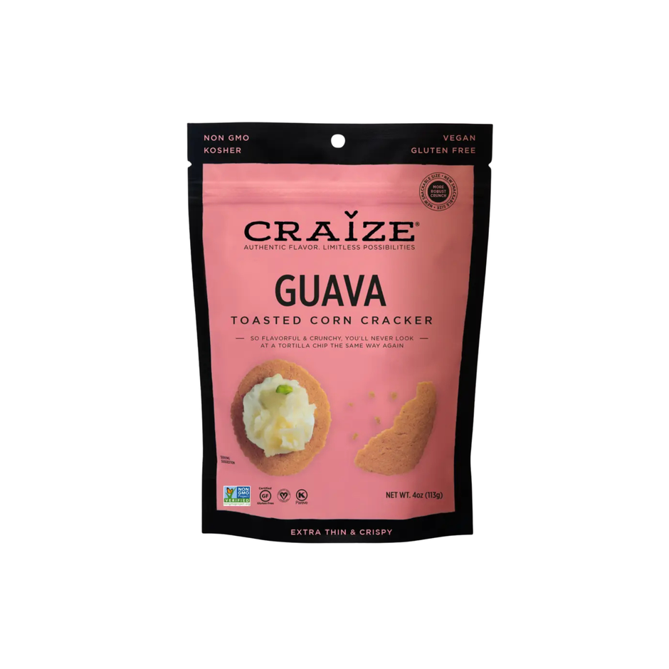 Toasted Snack Crackers Guava 4oz - Craize