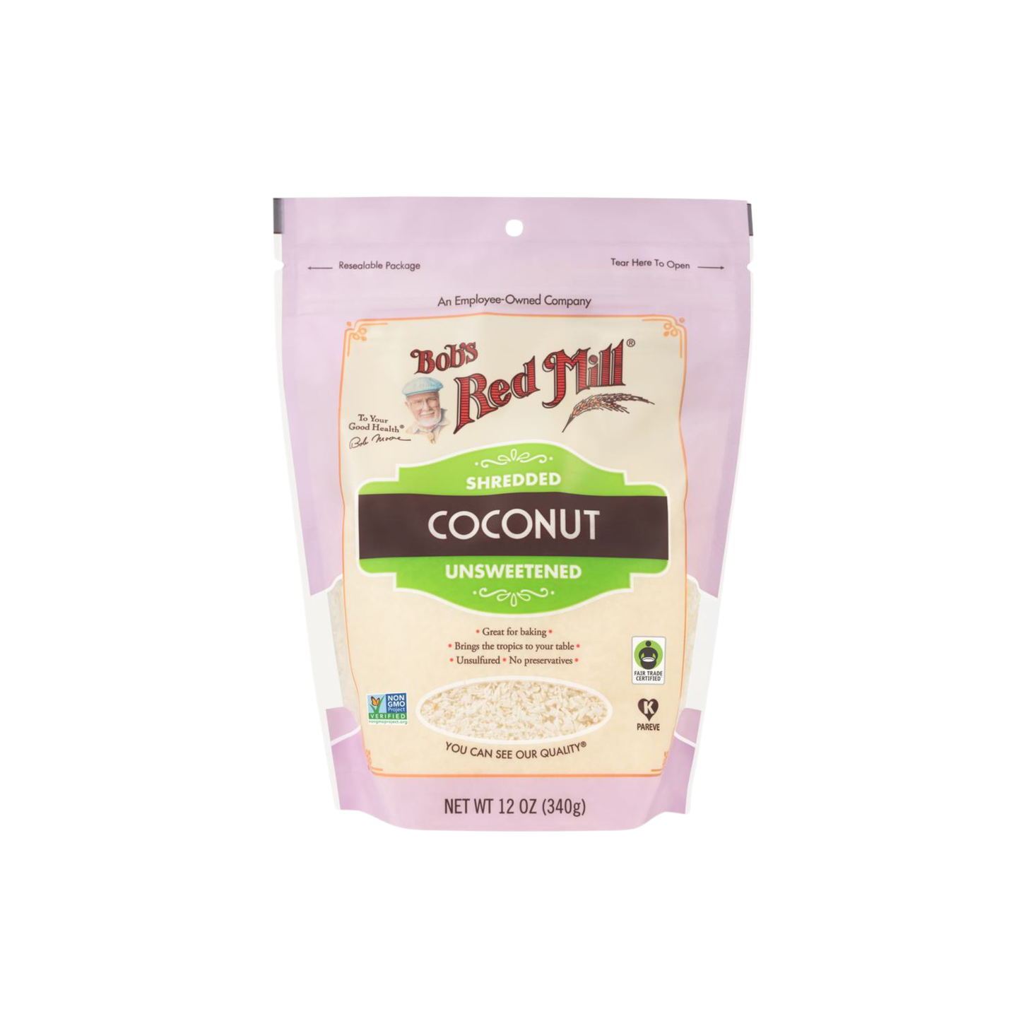 Shredded Coconut 12 oz – Bobs Mill