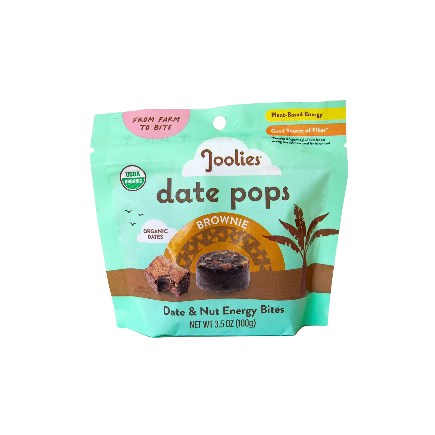 Joolies Brownie Organic Date Bites - 3.5oz