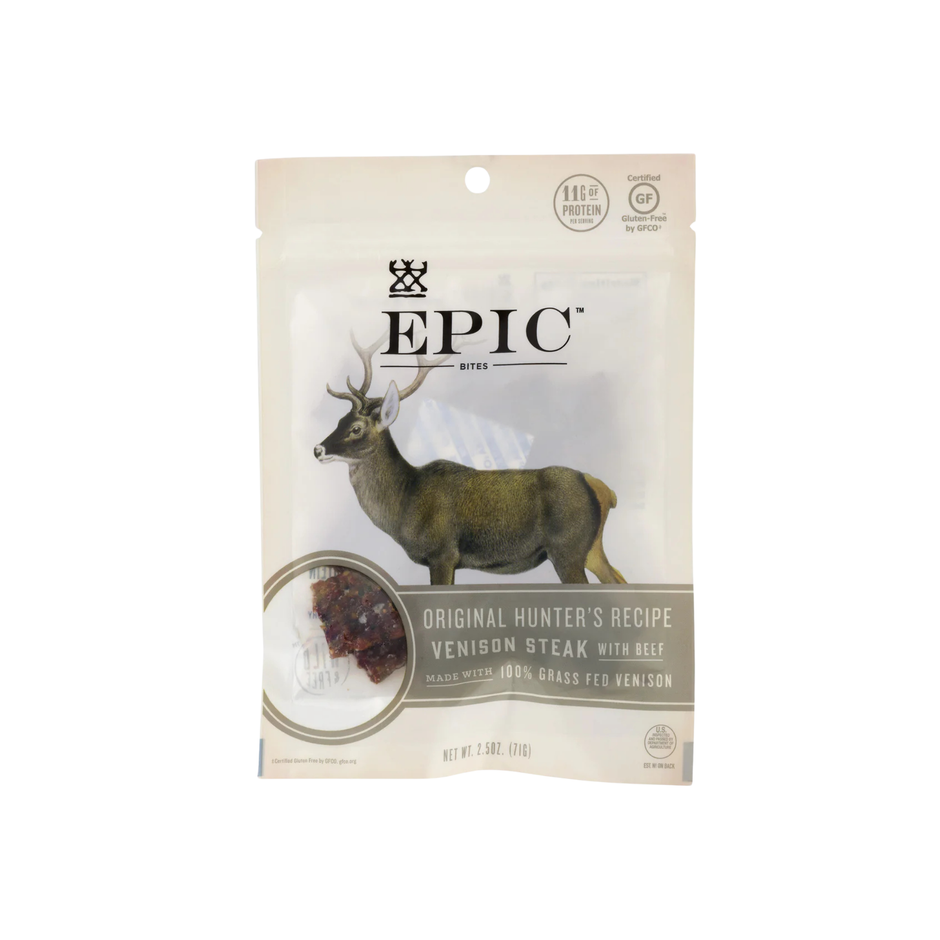 Epic Tender Venison Steak Jerky 2.5oz
