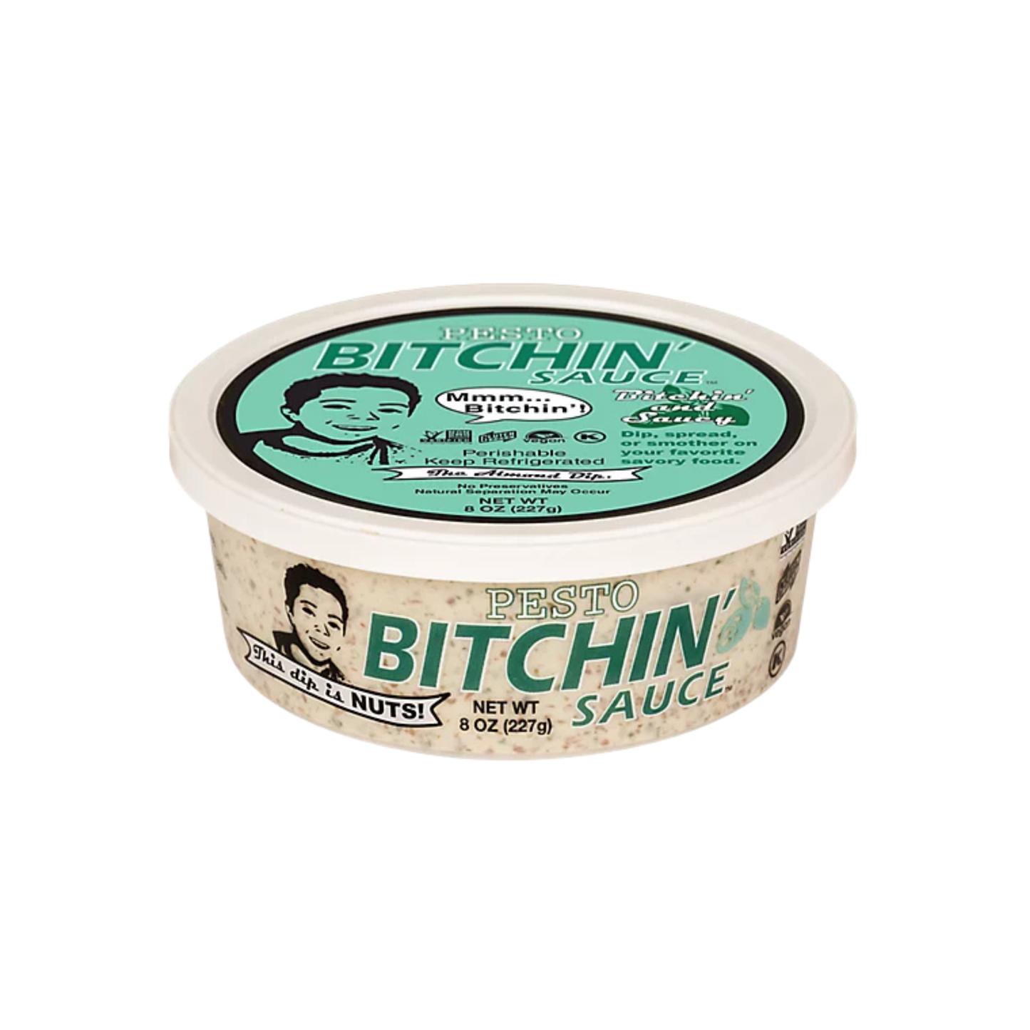 Bitchin Sauce Almond Dip Pesto 8oz