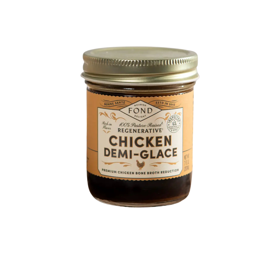 Chicken Demi-Glace 100% Pasture-Raised & Regenerative 7 fl oz - Fond