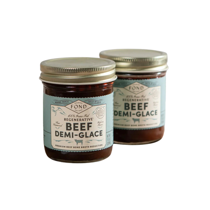 Beef Demi-Glace 100% Grass-fed & Regenerative 7 fl oz - Fond