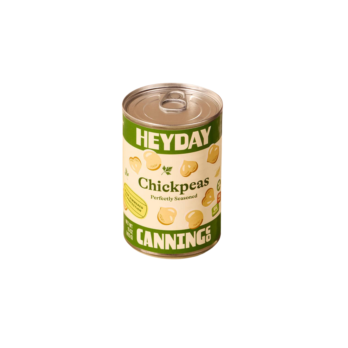 Perfectly Seasoned Chickpeas 15 oz – Heyday Canning