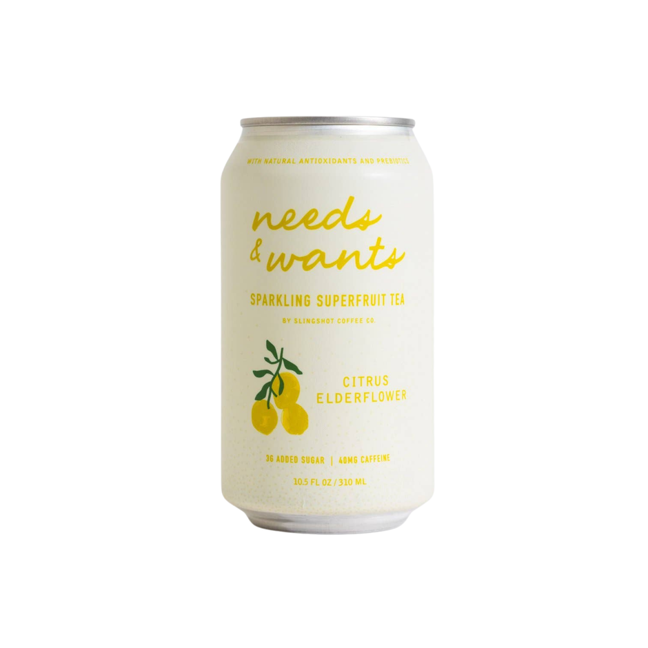 Needs & Wants Tea Citrus Elderflower 10.5oz - Slingshot Coffee Co