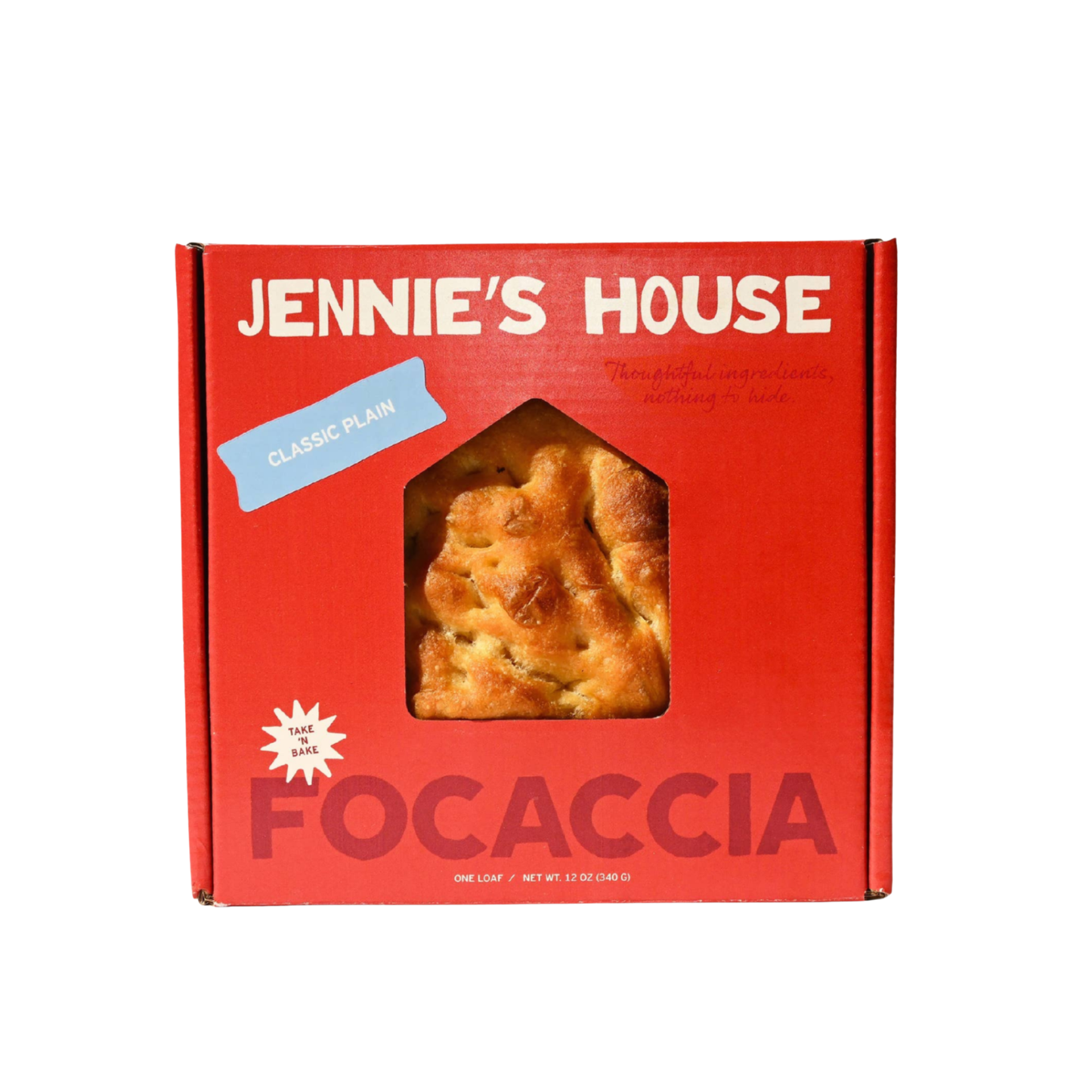 Take + Bake Focaccia Plain 12 oz – Jennies