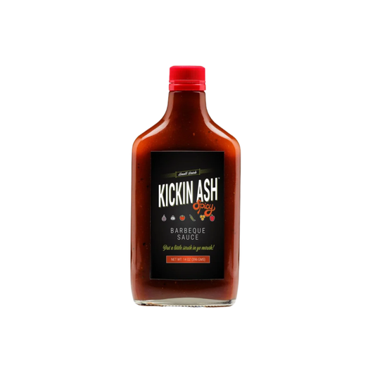Spicy BBQ Sauce 14 oz - Kickin Ash