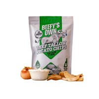 Beef Tallow Potato Chips Sour Cream N' Onion 5 oz – Beefy's Own