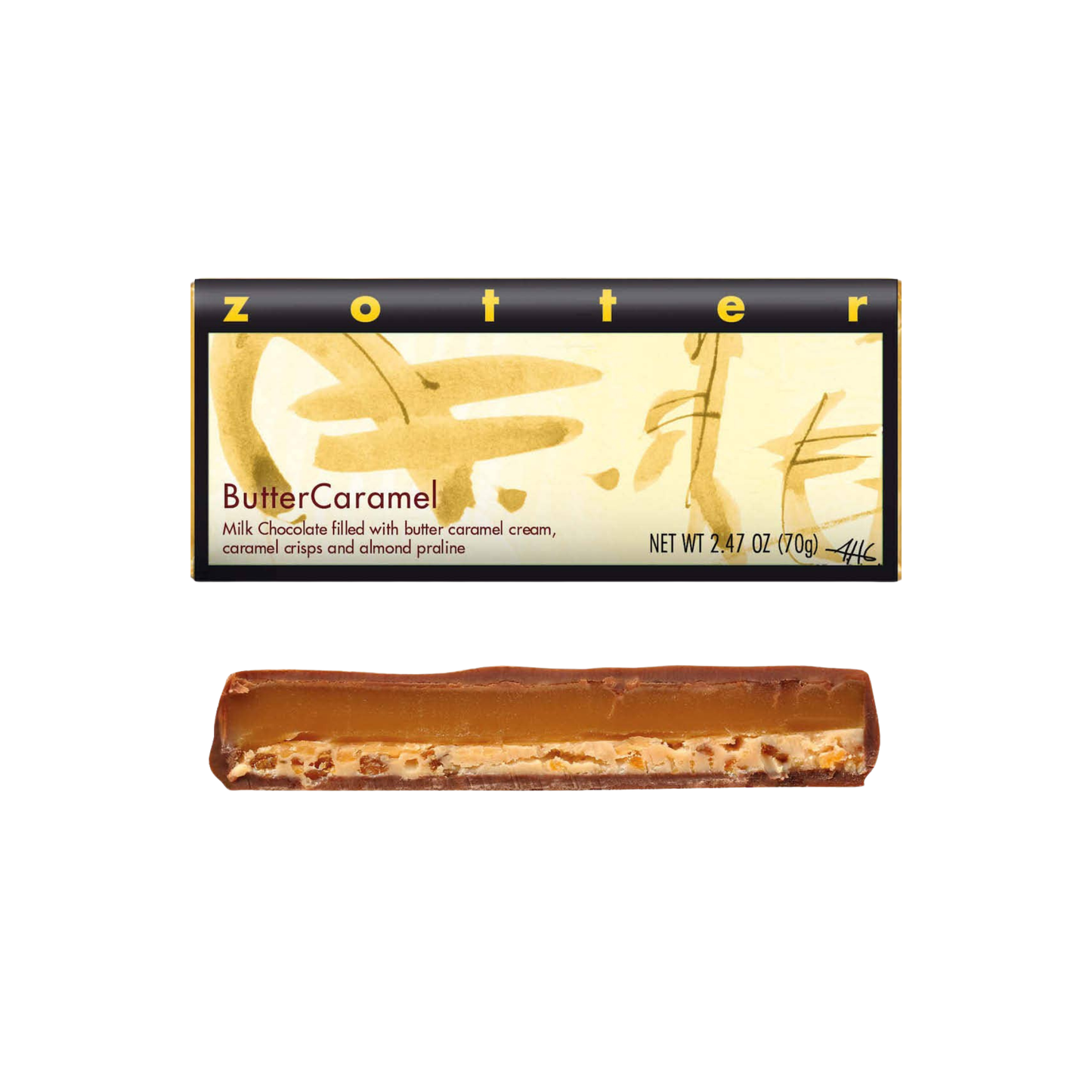 Butter Caramel Hand-Scooped Chocolate 2.47 oz – Zotter Chocolates
